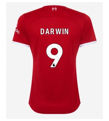 Liverpool Darwin Nunez #9 Hjemmedrakt Kvinner 2023-24 Kortermet